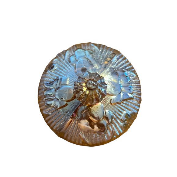 Vintage carnival glass candy dish - Picture 5 of 7